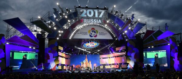 索契国际大学生联欢节开幕式 - 俄罗斯卫星通讯社