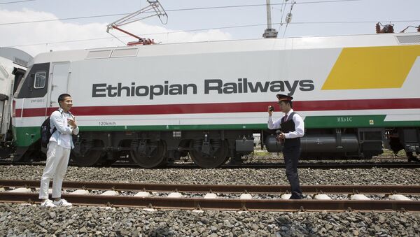 中國製造的埃塞俄比亞列車 - 俄羅斯衛星通訊社