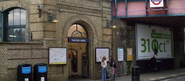 伦敦帕森格林(Parsons Green)地铁站 - 俄罗斯卫星通讯社