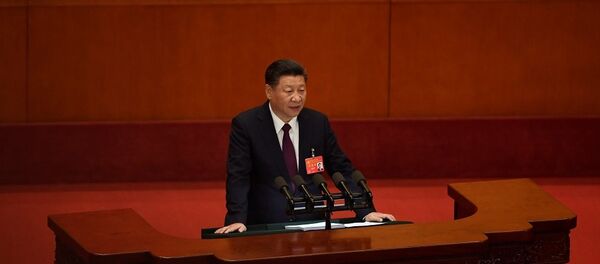习近平在中国共产党第十九次全国代表大会作报告 - 俄罗斯卫星通讯社