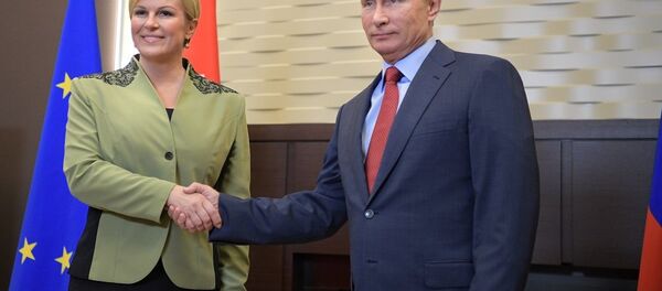 普京：俄罗斯和克罗地亚拥有前瞻性的合作方向 - 俄罗斯卫星通讯社