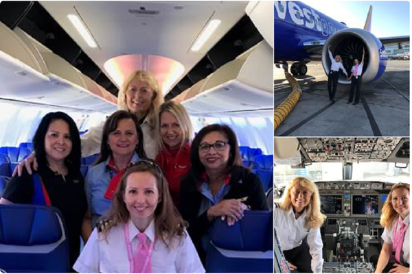美国一航空公司首个全女性机组完成首飞 - 俄罗斯卫星通讯社