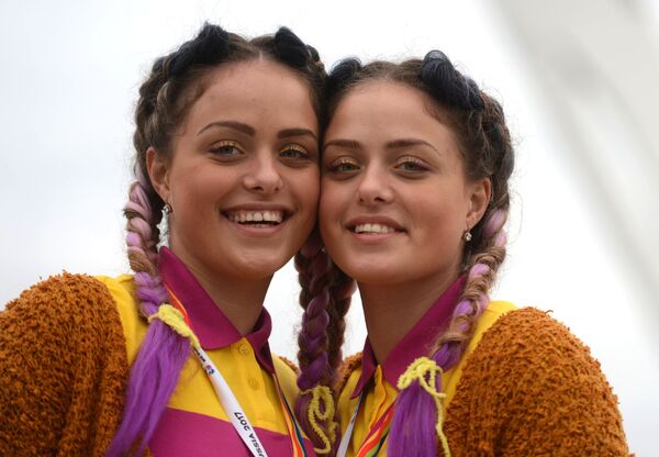 在索契举行的第19届世界青年大学生联欢节上的参与者 - 俄罗斯卫星通讯社
