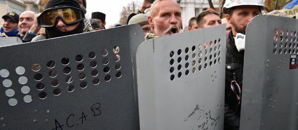 基辅最高拉达抗议者向波罗申科总统提出新要求 - 俄罗斯卫星通讯社