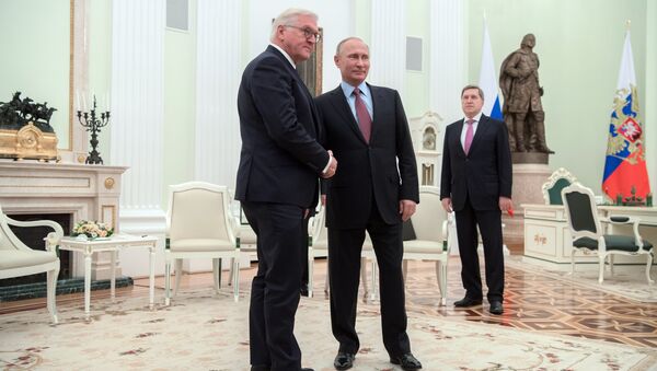 普京：希望德国总统的到访有助于发展俄德关系 - 俄罗斯卫星通讯社
