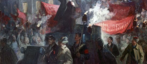 1917年4月16日，列宁到了彼得格勒 - 俄罗斯卫星通讯社