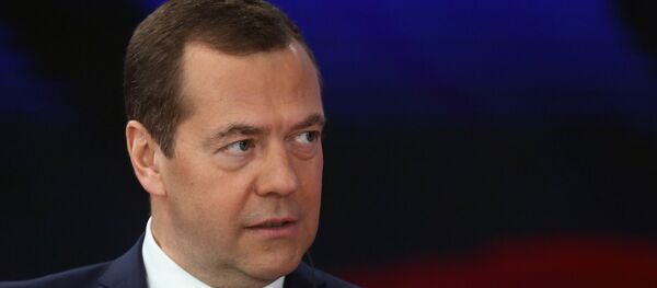 俄罗斯总理梅德韦杰夫 俄罗斯总理梅德韦杰夫 - 俄罗斯卫星通讯社