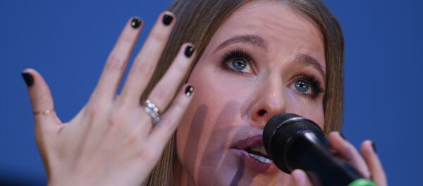 俄罗斯电视女主持索布恰克 - 俄罗斯卫星通讯社