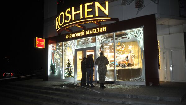 “如勝“（Roshen）糖果店 - 俄羅斯衛星通訊社