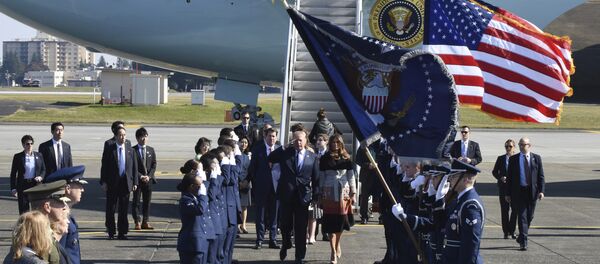 特朗普开始访问日本 - 俄罗斯卫星通讯社