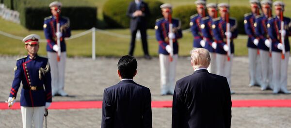 特朗普访日 - 俄罗斯卫星通讯社