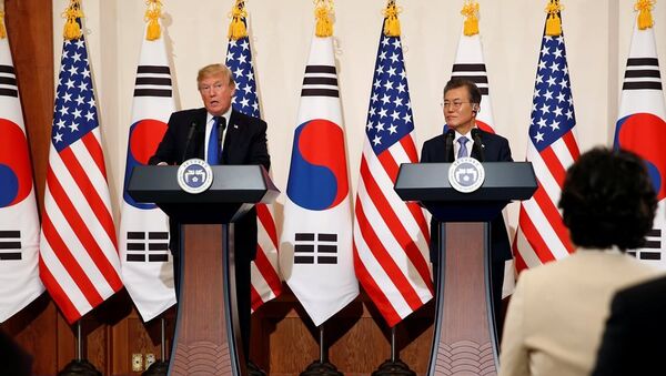 Trump arrives in South Korea for the second stop of his five-country trip to Asia - 俄羅斯衛星通訊社