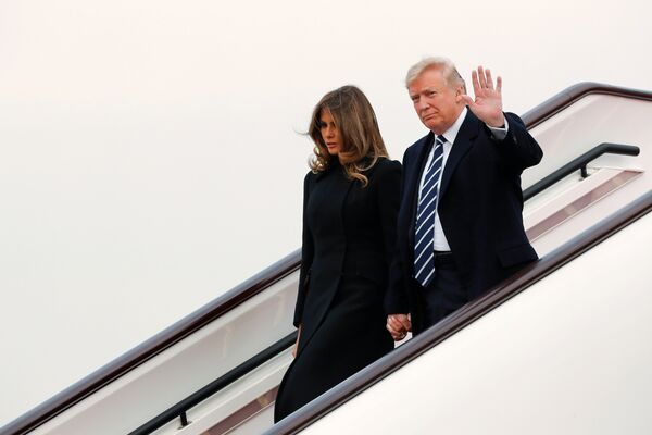 特朗普抵京，开始对中国进行首次国事访问 - 俄罗斯卫星通讯社