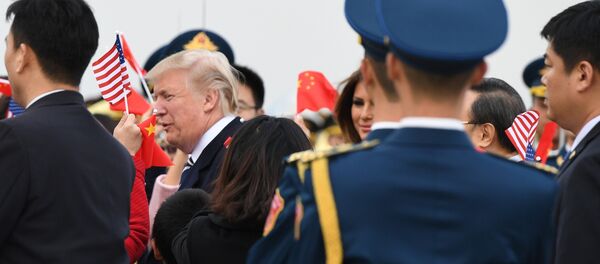 特朗普抵京，开始对中国进行首次国事访问 - 俄罗斯卫星通讯社