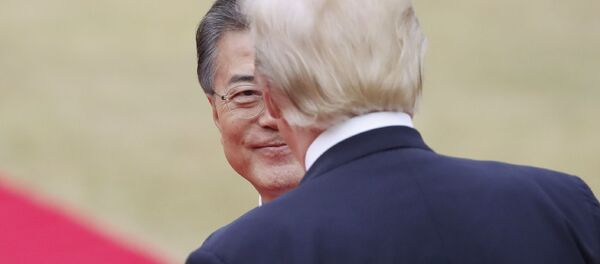 白宮：美韓兩國總統將於5月下旬討論美朝首腦會晤問題 - 俄羅斯衛星通訊社