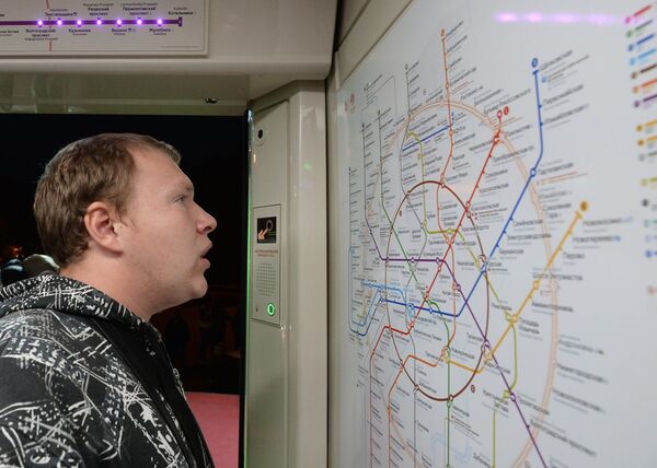 莫斯科地铁略图 - 俄罗斯卫星通讯社