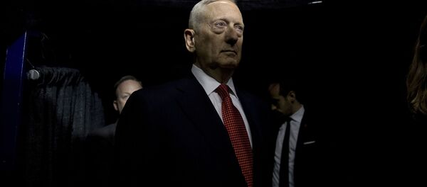 马蒂斯访华期间中国领导人将与其举行会谈 - 俄罗斯卫星通讯社