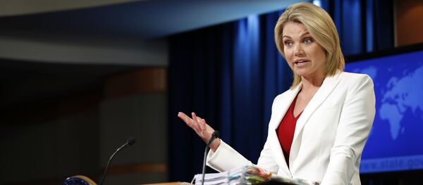 Представитель Госдепартамента США Хезер Науэрт - 俄羅斯衛星通訊社
