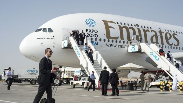 媒体:空客若接不到阿联酋航空的订单 将停止生产A380客机 - 俄罗斯卫星通讯社