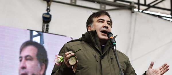 萨卡什维利承诺12月3日前每周都将在最高拉达附近举行人民议会 萨卡什维利承诺12月3日前每周都将在最高拉达附近举行人民议会 - 俄罗斯卫星通讯社