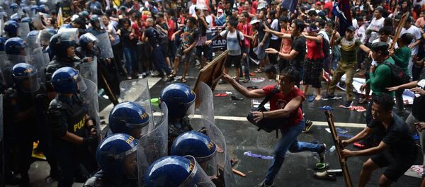 菲律賓抗議 - 俄羅斯衛星通訊社