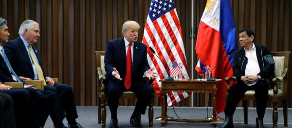 特朗普和杜特爾特會談 特朗普和杜特爾特會談 - 俄羅斯衛星通訊社