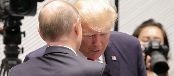 美国总统特朗普与俄罗斯总统普京 美国总统特朗普与俄罗斯总统普京 - 俄罗斯卫星通讯社