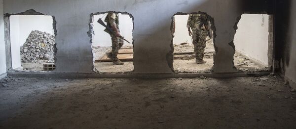 Военные альянса сил вооруженной оппозиции Сирии, поддерживаемый правительством США. Архивное фото - 俄罗斯卫星通讯社