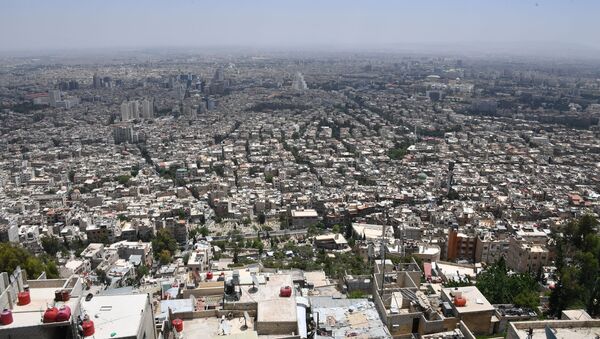 Вид на Дамаск с горы Касьюн - 俄罗斯卫星通讯社