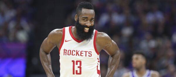 Американский баскетболист Джеймс Харден Американский баскетболист Джеймс Харден - 俄罗斯卫星通讯社