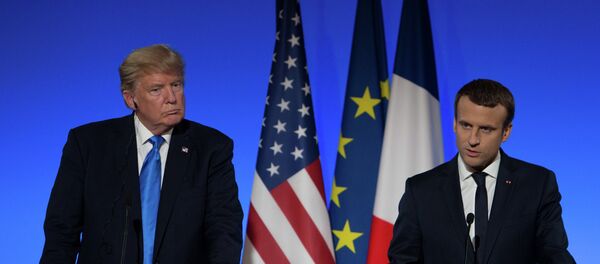 特朗普称马克龙与其沟通后对伊朗的看法有所转变 - 俄罗斯卫星通讯社