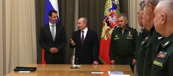 阿萨德与普京 阿萨德与普京 - 俄罗斯卫星通讯社