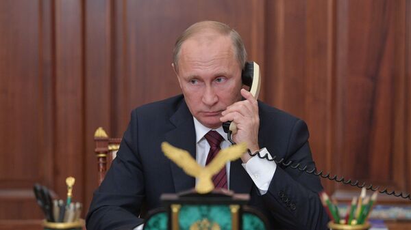 俄总统普京与中国主席习近平在电话交谈中讨论了朝鲜半岛局势调节问题 - 俄罗斯卫星通讯社