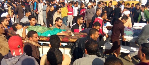 媒体：埃及北西奈省埋葬清真寺恐袭遇难者的工作持续了一夜 - 俄罗斯卫星通讯社