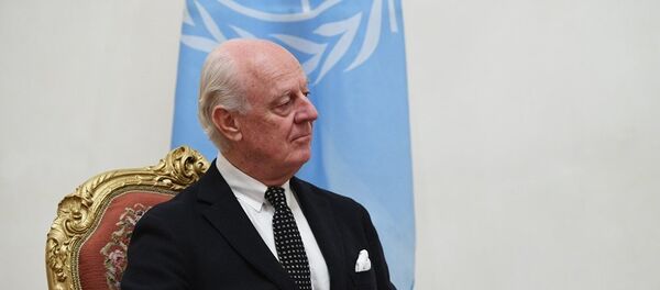 联合国秘书长叙利亚问题特使德米斯图拉 - 俄罗斯卫星通讯社