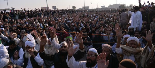 巴基斯坦大规模抗议 - 俄罗斯卫星通讯社