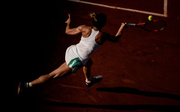 西蒙娜·哈勒普（罗马尼亚）在法国网球公开赛女子单打比赛中 - 俄罗斯卫星通讯社