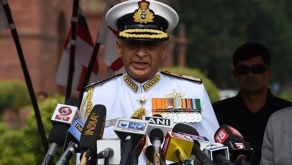 印度海軍司令蘇尼爾·蘭巴 - 俄羅斯衛星通訊社