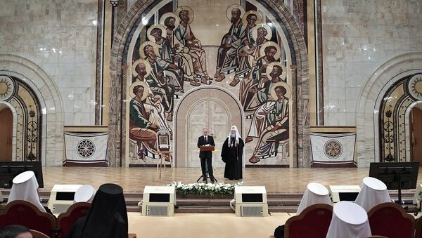 普京希望俄东正教会能够团结国际社会共同复兴叙利亚 - 俄罗斯卫星通讯社