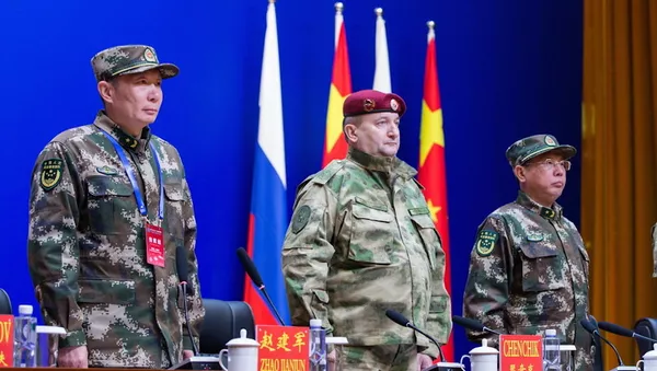 俄國民近衛軍與中國武警開始聯合演習的積極階段 - 俄羅斯衛星通訊社