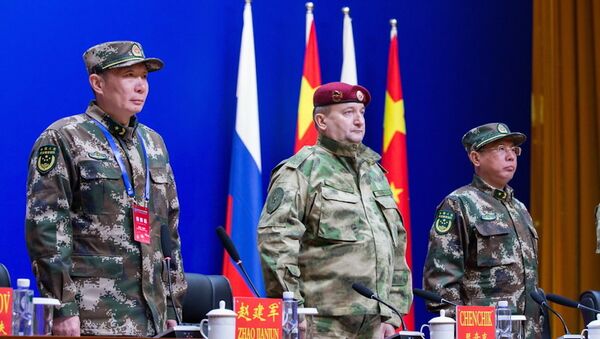 俄国民近卫军与中国武警开始联合演习的积极阶段 - 俄罗斯卫星通讯社