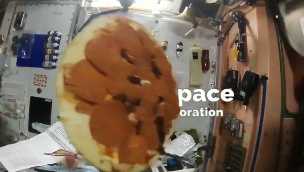 国际空间站宇航员在零重力下做披萨（视频） - 俄罗斯卫星通讯社