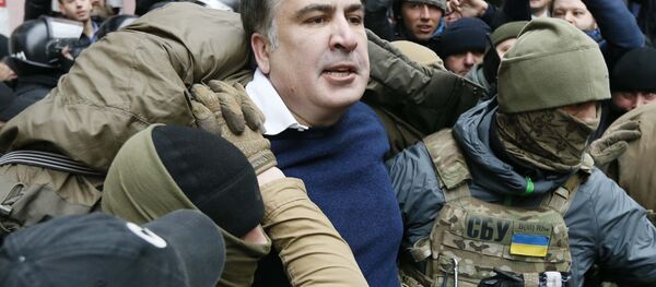 萨卡什维利在拘留所宣布无限期绝食 - 俄罗斯卫星通讯社