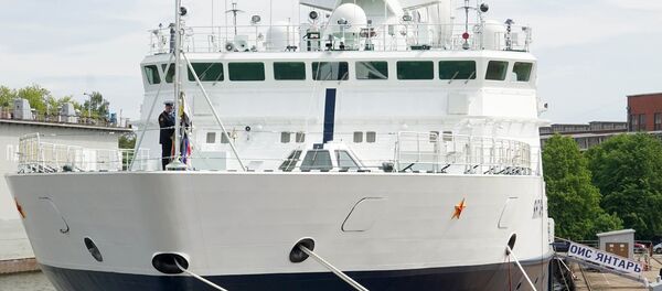 “琥珀”号海洋考察船 “琥珀”号海洋考察船 - 俄罗斯卫星通讯社