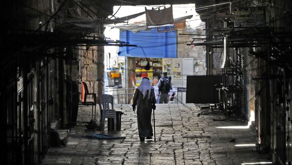 Пожилой палестинец в Старом городе Иерусалима - 俄罗斯卫星通讯社