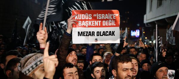 акция протеста против решения Трампа о признании Иерусалима столицей Израиля акция протеста против решения Трампа о признании Иерусалима столицей Израиля - 俄罗斯卫星通讯社