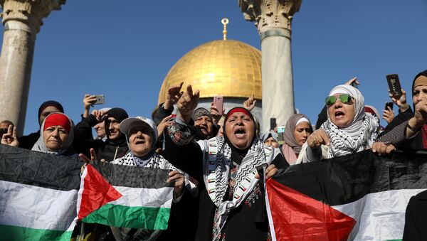 穆斯林聚集在耶路撒冷进行祈祷 之后计划举行“愤怒日”活动 - 俄罗斯卫星通讯社