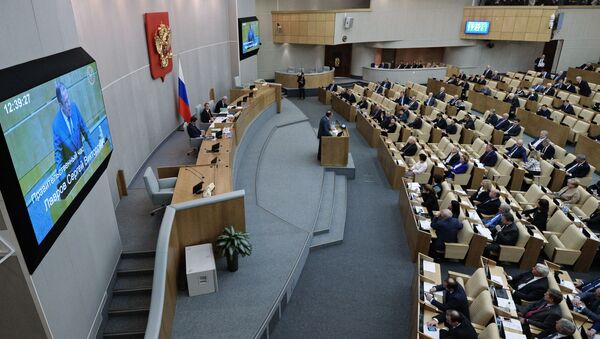 Пленарное заседание Госдумы РФ - 俄羅斯衛星通訊社