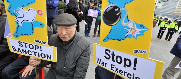 朝鲜半岛问题和解支持者 朝鲜半岛问题和解支持者 - 俄罗斯卫星通讯社