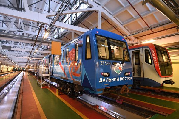 “遠東特快”主題地鐵列車啓用 - 俄羅斯衛星通訊社